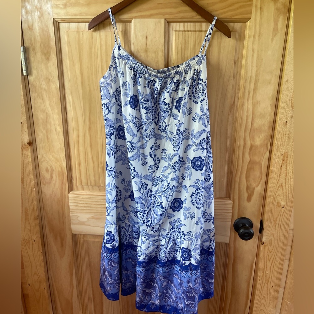 Purple floral dress! Super comfy!